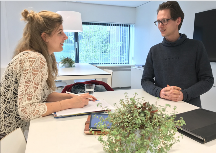 ACE carrièreverhaal Henk van de Weijer op kantoor